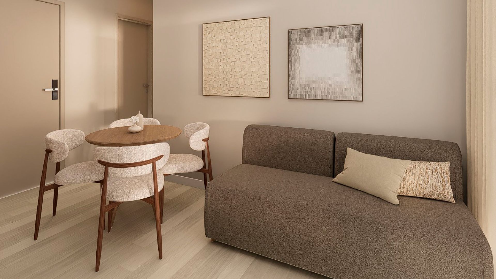 1 Dormitório – 40m² privativos