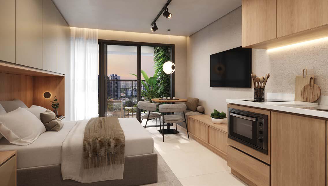 Studio 26m² Privativo